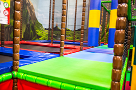 TrampolineLow at Dinos Legeland Ishøj